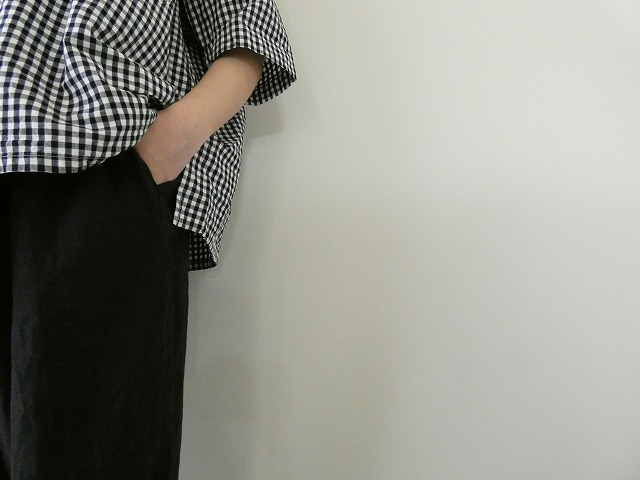 prit(プリット) フレンチリネンキャンバスワンタックバギーパンツの商品画像3