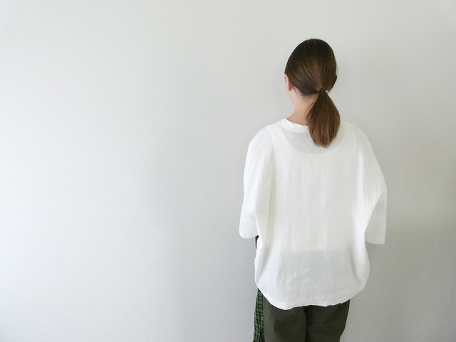 prit(プリット) リネンレーヨンストレッチ7分袖裾ヒモプルオーバーの商品画像10