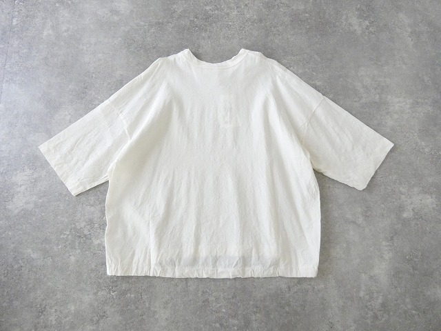 prit(プリット) リネンレーヨンストレッチ7分袖裾ヒモプルオーバーの商品画像43