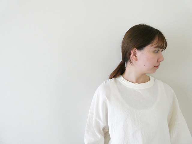 prit(プリット) リネンレーヨンストレッチ7分袖裾ヒモプルオーバーの商品画像5