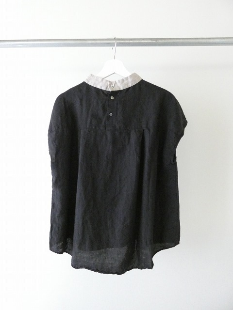 prit(プリット) フレンチリネンキャンバスクレリックスリーブレスプルオーバーの商品画像13