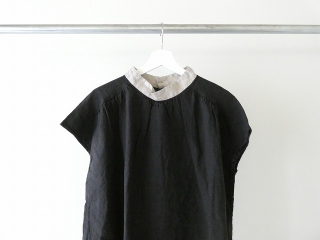 prit(プリット) フレンチリネンキャンバスクレリックスリーブレスプルオーバーの商品画像21