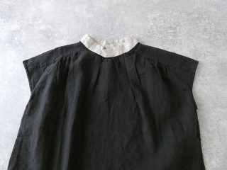 prit(プリット) フレンチリネンキャンバスクレリックスリーブレスプルオーバーの商品画像23