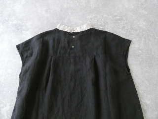 prit(プリット) フレンチリネンキャンバスクレリックスリーブレスプルオーバーの商品画像28