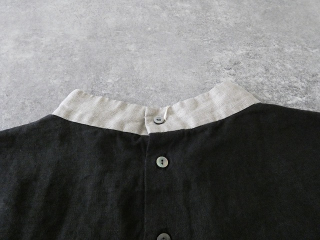 prit(プリット) フレンチリネンキャンバスクレリックスリーブレスプルオーバーの商品画像29