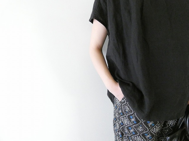 prit(プリット) フレンチリネンキャンバスクレリックスリーブレスプルオーバーの商品画像7