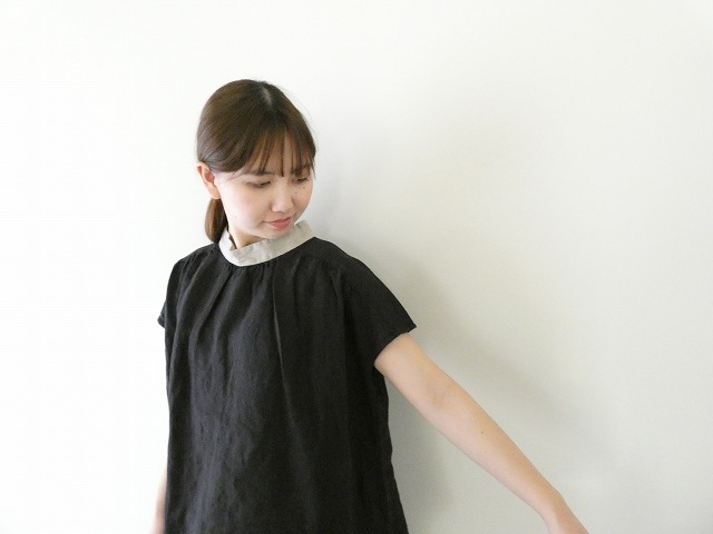 prit(プリット) フレンチリネンキャンバスクレリックスリーブレスプルオーバーの商品画像8