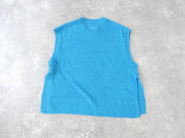 prit(プリット) リネン7G天竺編みクルーネックベストの商品画像29