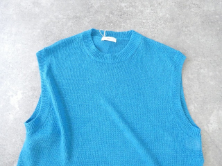 prit(プリット) リネン7G天竺編みクルーネックベストの商品画像30