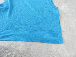 prit(プリット) リネン7G天竺編みクルーネックベストの商品画像33