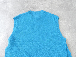 prit(プリット) リネン7G天竺編みクルーネックベストの商品画像34