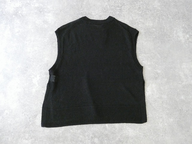 prit(プリット) リネン7G天竺編みクルーネックベストの商品画像43