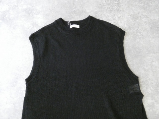 prit(プリット) リネン7G天竺編みクルーネックベストの商品画像44