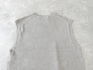 prit(プリット) リネン7G天竺編みクルーネックベストの商品画像62