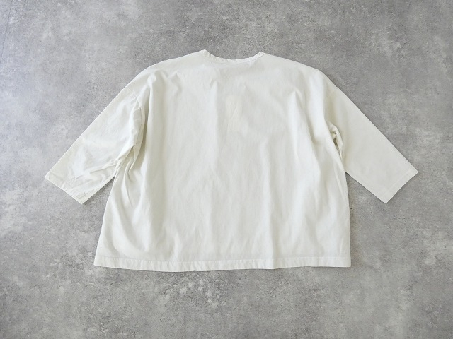 prit(プリット) サイロプレミアム×ブロード切替7分袖ビッグプルオーバーの商品画像29