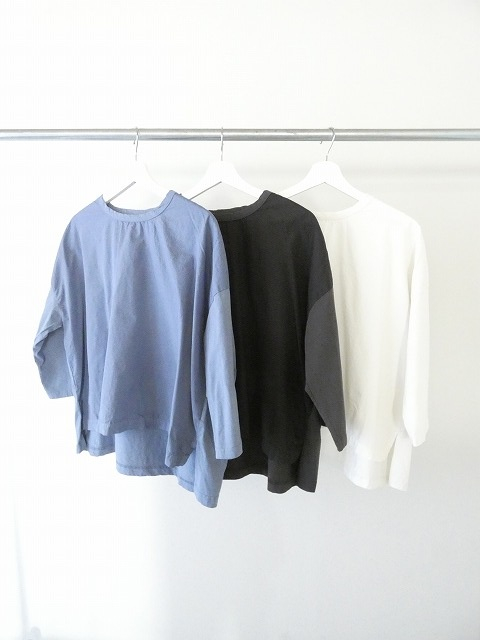 prit(プリット) サイロプレミアム×ブロード切替7分袖ビッグプルオーバーの商品画像3