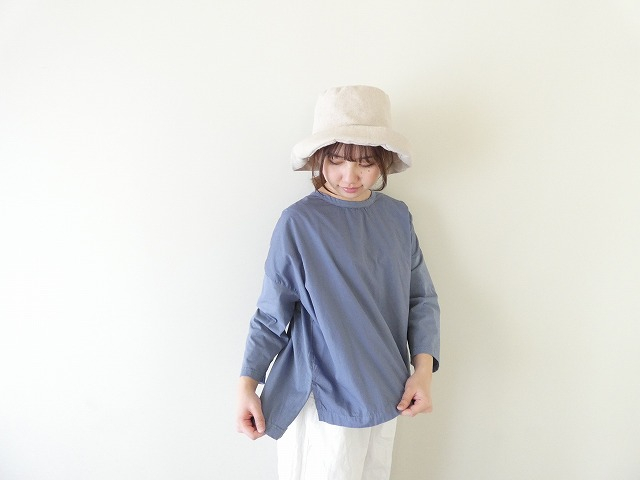 prit(プリット) サイロプレミアム×ブロード切替7分袖ビッグプルオーバーの商品画像4