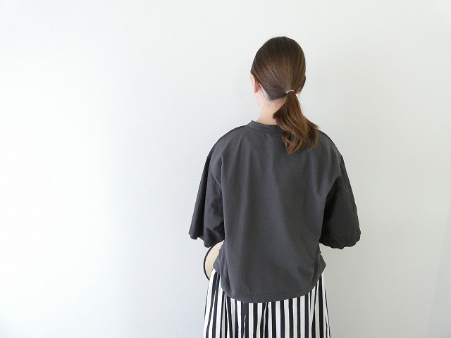 prit(プリット) サイロプレミアム×ブロード切替5分袖ビッグスリーブTの商品画像9