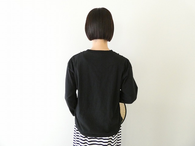 sabbatum(サバタム) 天竺バイファブリックカットオフプルオーバーの商品画像10