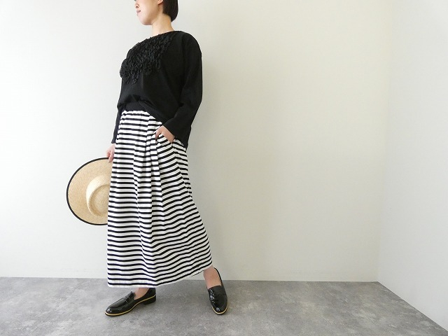 sabbatum(サバタム) 天竺バイファブリックカットオフプルオーバーの商品画像2