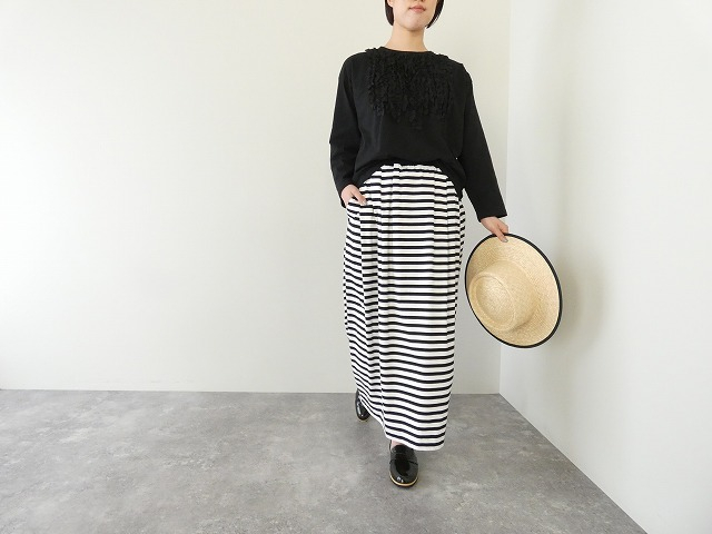 sabbatum(サバタム) 天竺バイファブリックカットオフプルオーバーの商品画像3