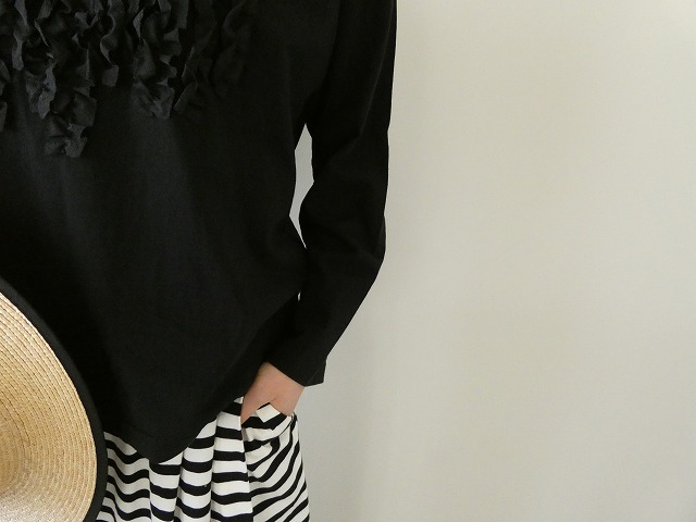 sabbatum(サバタム) 天竺バイファブリックカットオフプルオーバーの商品画像6