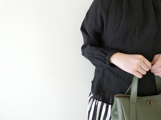 SSC リネンゴムネック長袖ブラウスの商品画像8