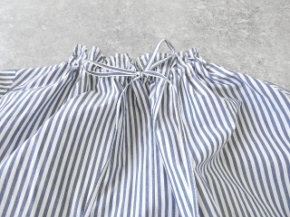 SSC 先染めタイプライターストライプ衿リボン通し長袖ブラウスの商品画像24