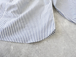 SSC 先染めタイプライターストライプ衿リボン通し長袖ブラウスの商品画像28