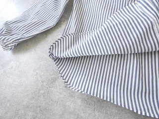 SSC 先染めタイプライターストライプ衿リボン通し長袖ブラウスの商品画像29