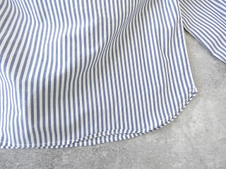 SSC 先染めタイプライターストライプ衿リボン通し長袖ブラウスの商品画像32