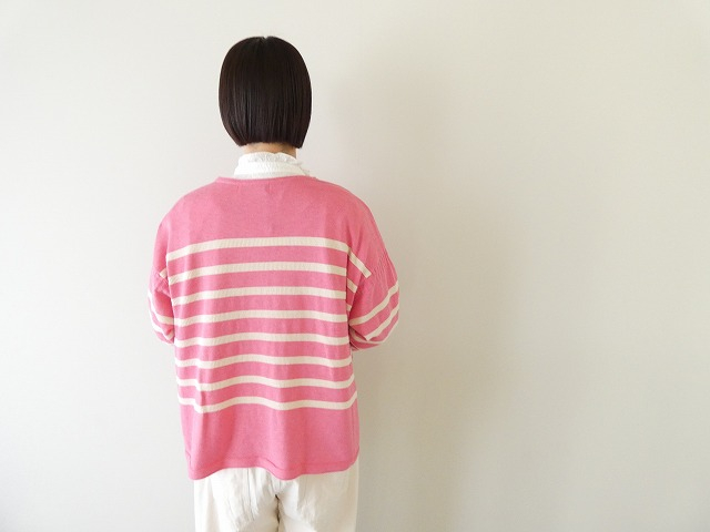 tumugu(ツムグ) ランダムリブニットボーダープルオーバーの商品画像6