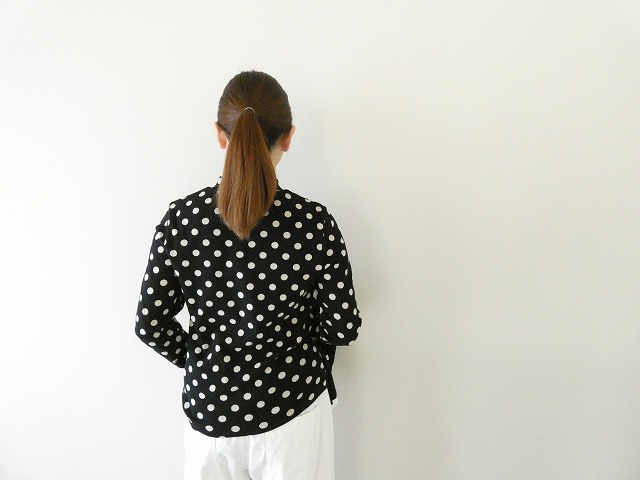 CHILD WOMAN(チャイルドウーマン) フライスドットプリントハイネック長袖の商品画像10