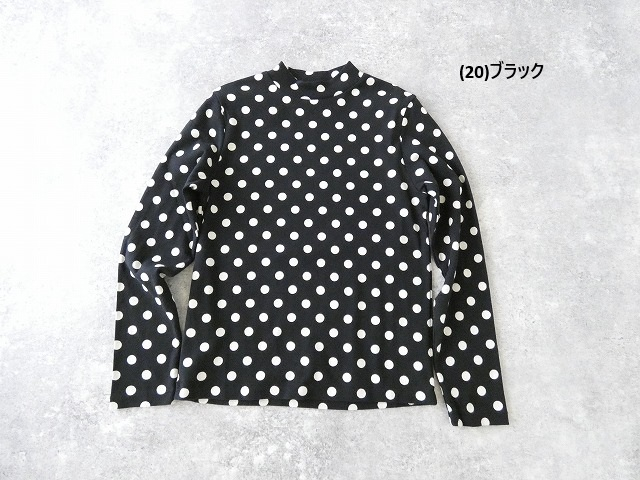 CHILD WOMAN(チャイルドウーマン) フライスドットプリントハイネック長袖の商品画像42