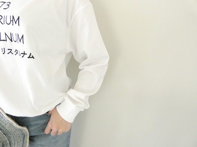 yuni(ユニ イズ ライク ア フラワー トゥー ミー) ANTHURIUMエンブロイダリーロングスリーブTの商品画像4