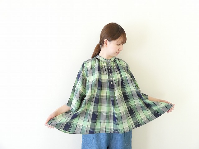 ichi(イチ) マドラスチェックシャツの商品画像1