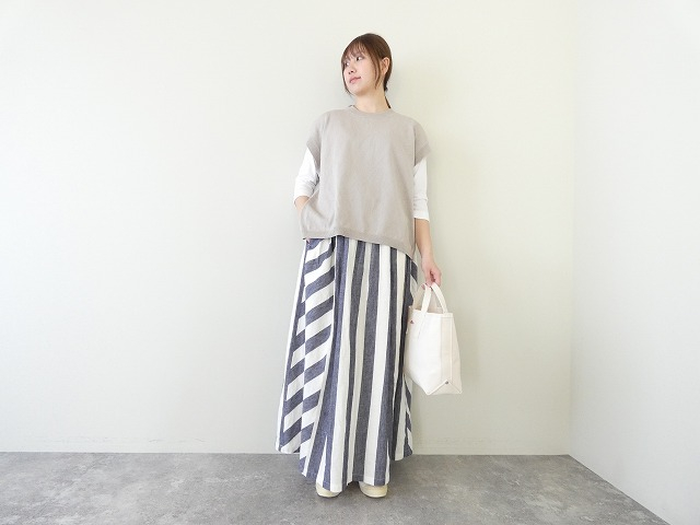 ichi(イチ) ストライプ×ボーダースカートの商品画像2