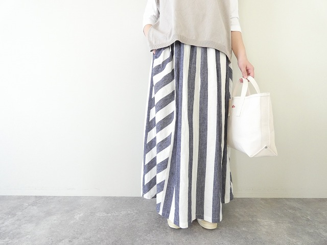 ichi(イチ) ストライプ×ボーダースカートの商品画像3