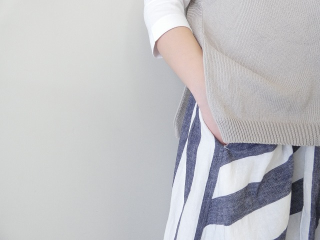 ichi(イチ) ストライプ×ボーダースカートの商品画像4