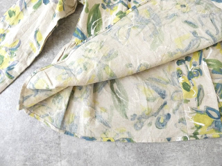 ina(イナ) 綿麻シーチングプリントギャザー2WAYブラウスの商品画像33