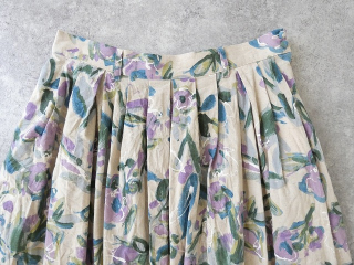 ina(イナ) 綿麻シーチングプリントタックスカートの商品画像31