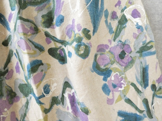 ina(イナ) 綿麻シーチングプリントタックスカートの商品画像33