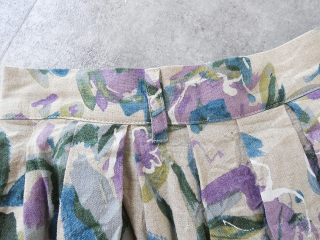 ina(イナ) 綿麻シーチングプリントタックスカートの商品画像35