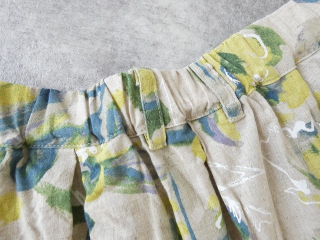 ina(イナ) 綿麻シーチングプリントタックスカートの商品画像49