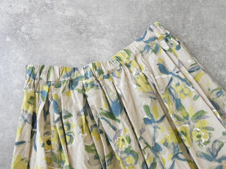 ina(イナ) 綿麻シーチングプリントタックスカートの商品画像50