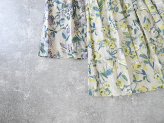 ina(イナ) 綿麻シーチングプリントタックスカートの商品画像53