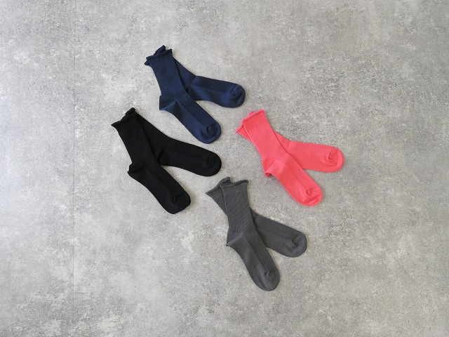 homspun(ホームスパン) シルケットコットンソックスの商品画像2