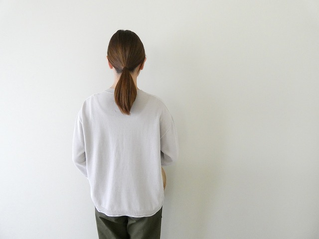 Hands of creation(ハンズオブクリエイション) 強撚コットン15Lホールガーメント7分袖ポケットプルオーバーの商品画像4