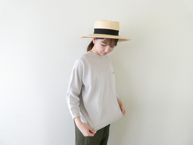 Hands of creation(ハンズオブクリエイション) 強撚コットン15Lホールガーメント7分袖ポケットプルオーバーの商品画像6