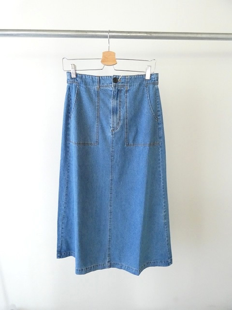 PAR ICI(パーリッシィ) 8.5ozライトオンスデニム 後ろゴムスカートの商品画像11
